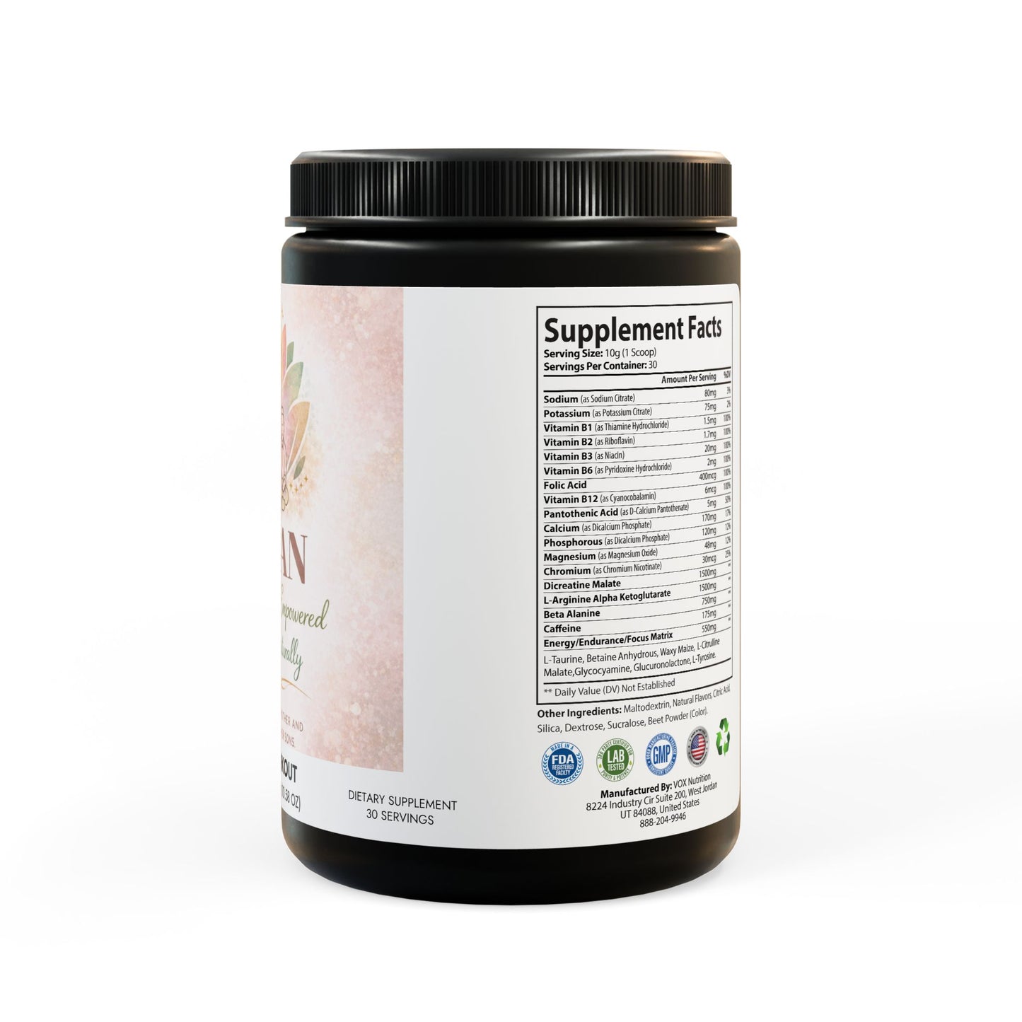 Pre-Workout Supplement, Watermelon (300g, 10.58oz)