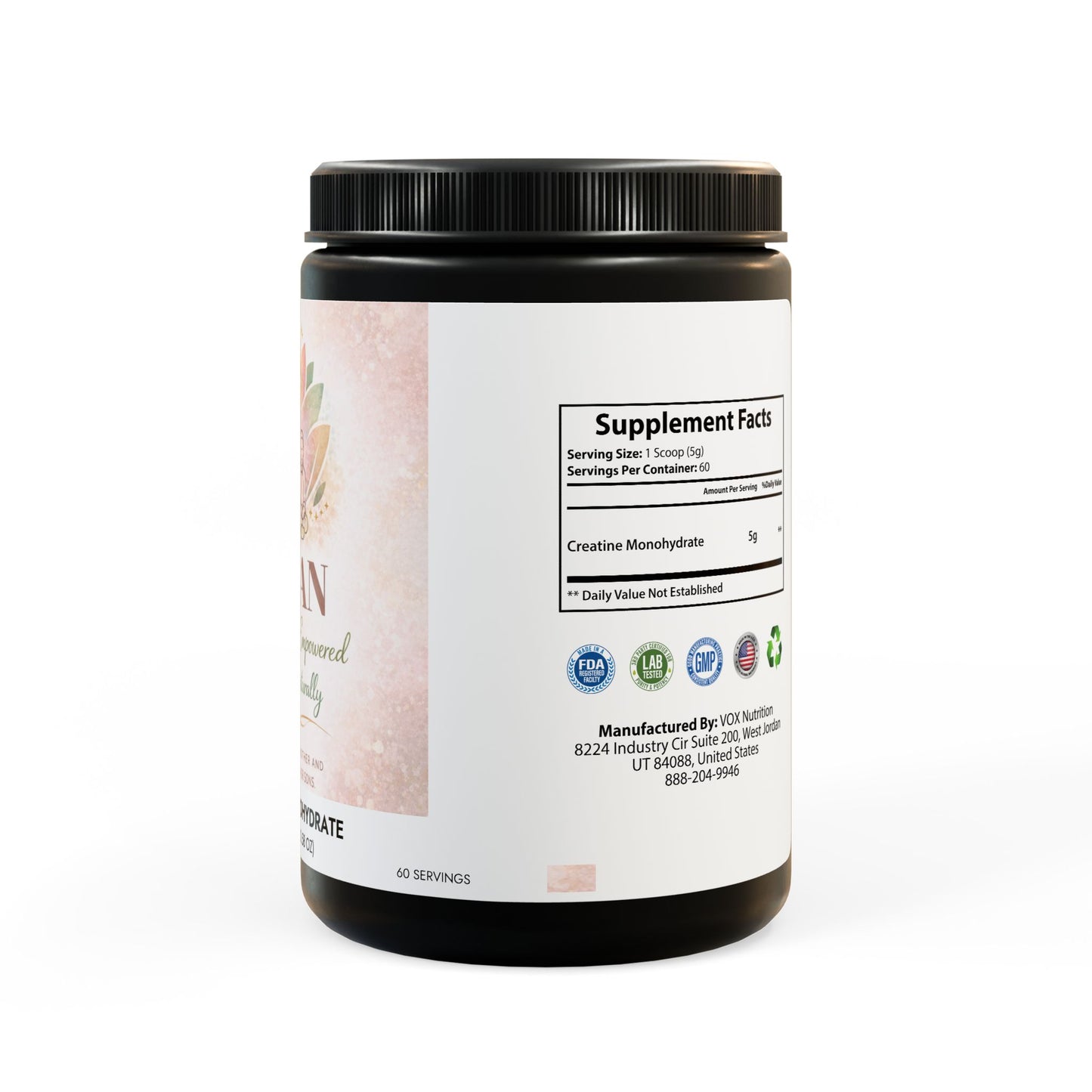 Creatine Monohydrate Supplement (300g, 10.58oz)