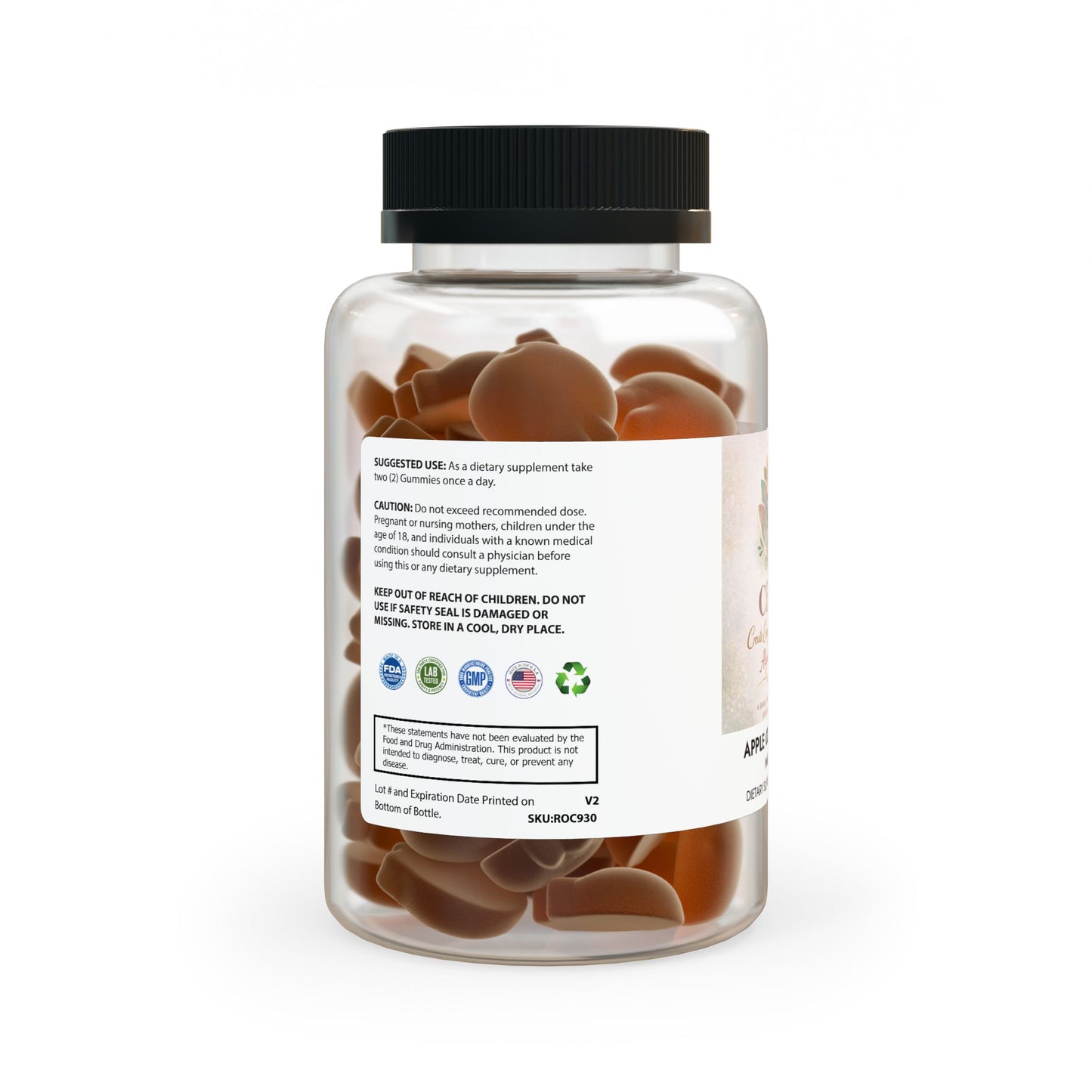 Apple Cider Vinegar Gummies (60 Gummies)